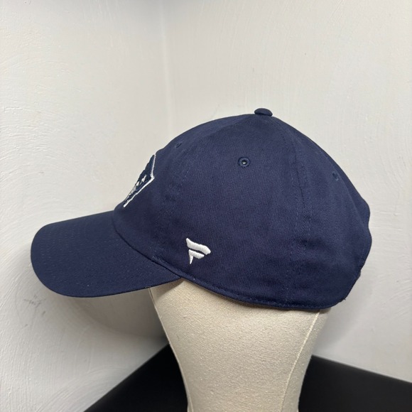New England Patriots Fanatics Fundamental Adjustable Hat Navy Blue Cotton Cap - Picture 2 of 7